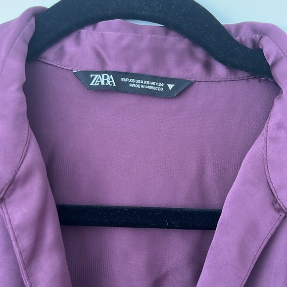 ZARA LIKE NEW MINI SATIN EFFECT DRESS - Picture 5 of 9